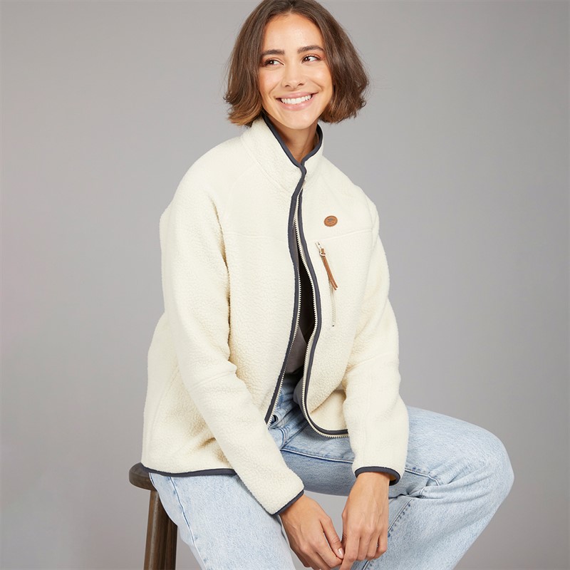 Trespass Dames Hyacint Volledig Rits Fleece Ghost - Maat S