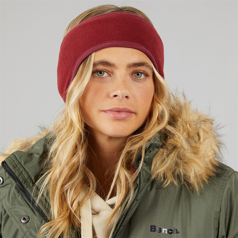 Trespass Womens Lorax Fleece Ear Warmer Dark Cherry