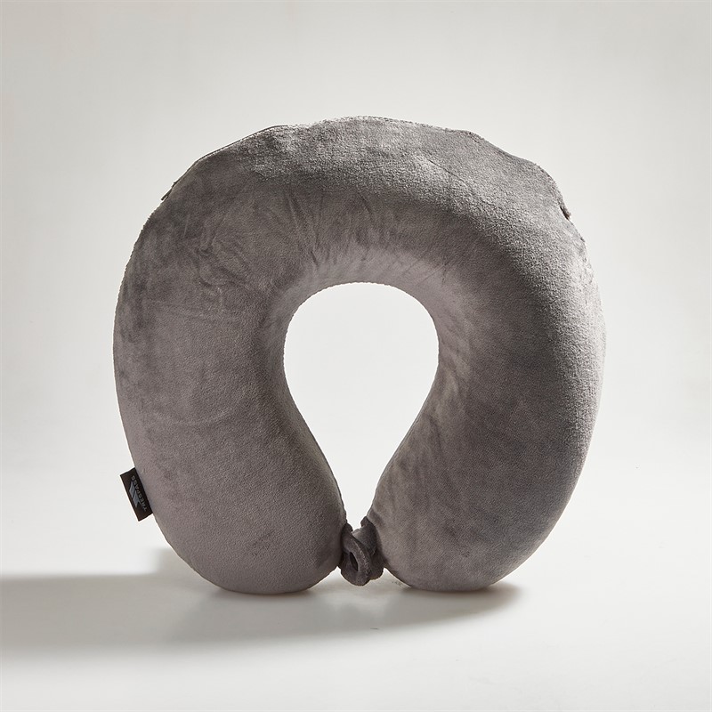 Trespass Memow Memory Foam Travel Pillow Grey