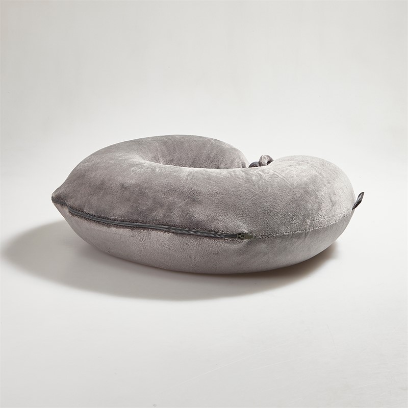 Trespass Memow Memory Foam Travel Pillow Grey