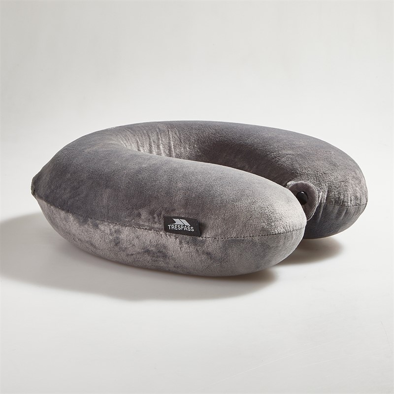 Trespass Memow Memory Foam Travel Pillow Grey