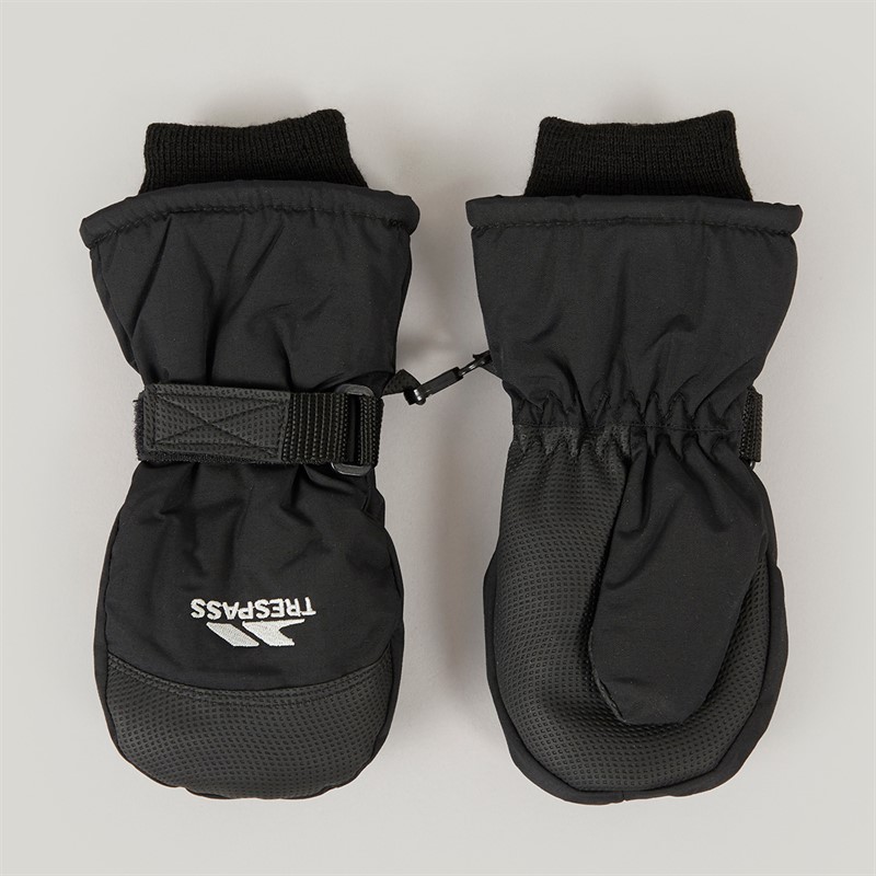Trespass Kids Cowa II Padded Mitts Black