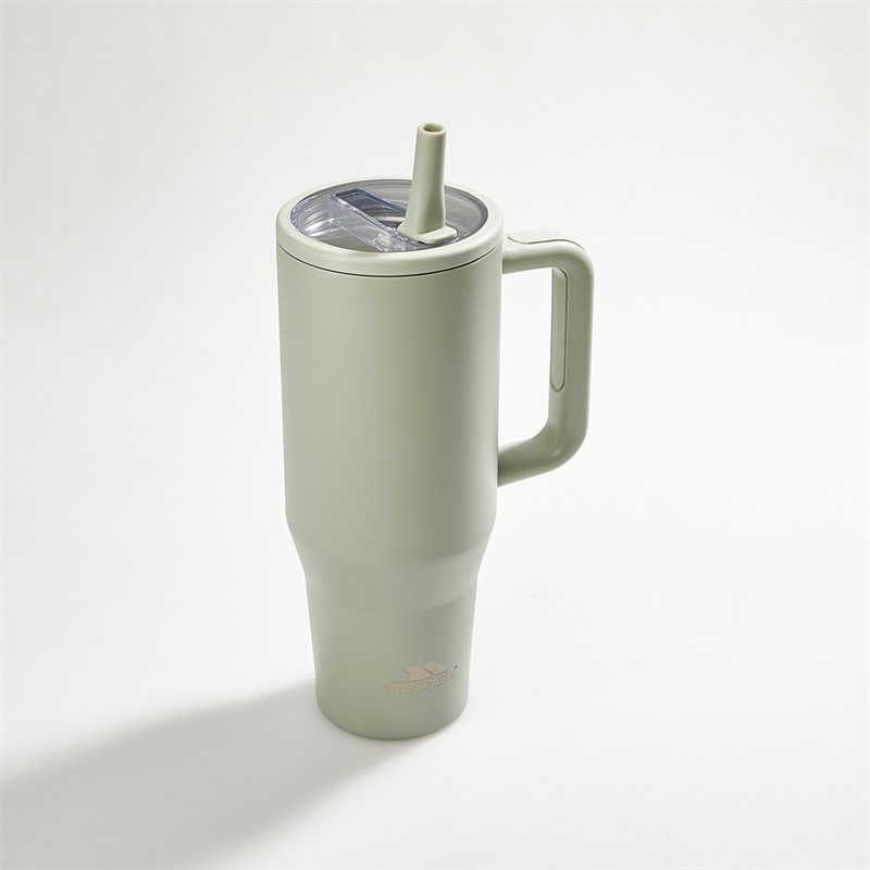 Trespass Flip 1.2L Stainless Steel Flask Sage