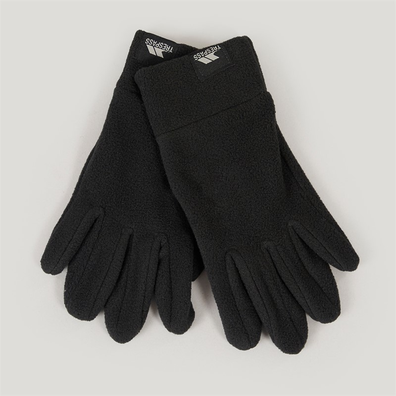 Trespass Kids Lala II Fleece Gloves Black