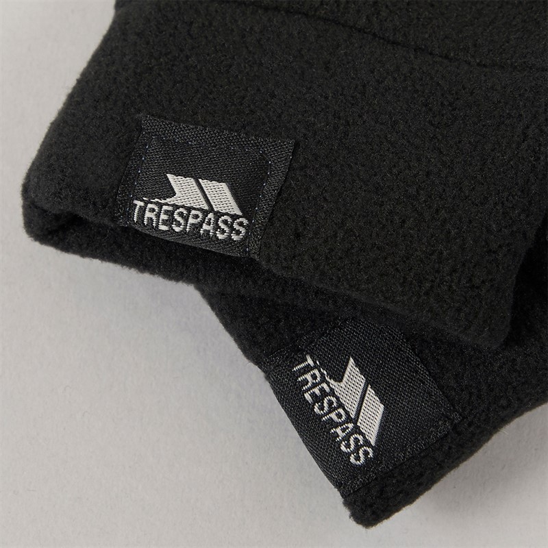 Trespass Kids Lala II Fleece Gloves Black