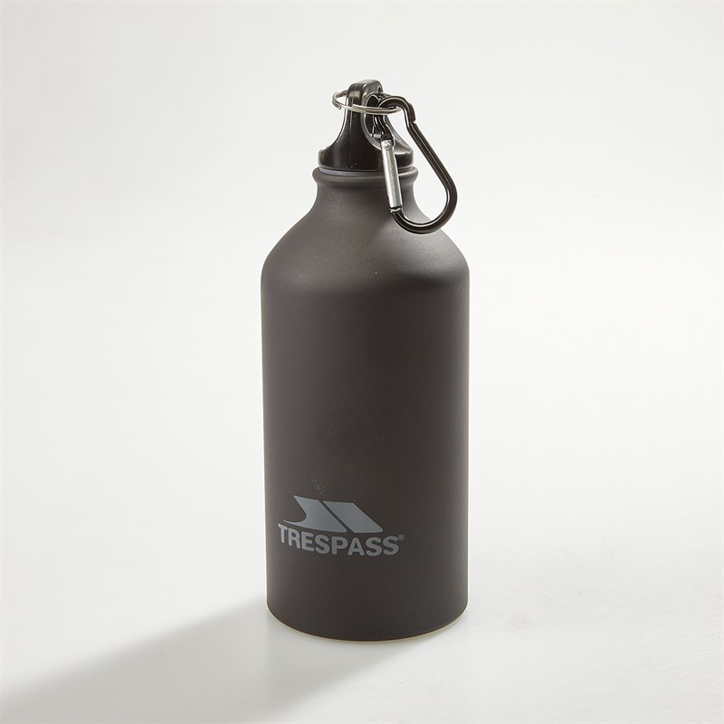 Trespass Swig 500ml Stainless Steel Drinks Bottle Matte Black - Size OS