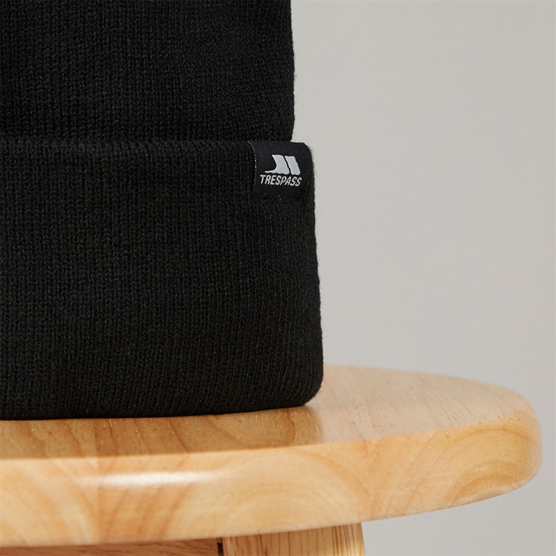 Trespass Littlebrook Knitted Beanie Black