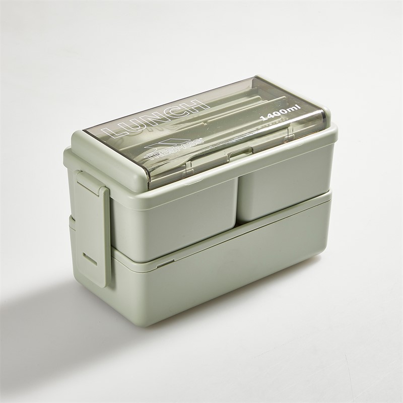 Trespass Bento 1400ml Lunchbox Sage