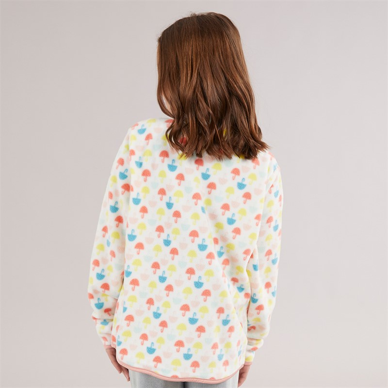 Trespass Mädchen Sibyella Regenschirm Durchgehender Reissverschluss Fleece Multi