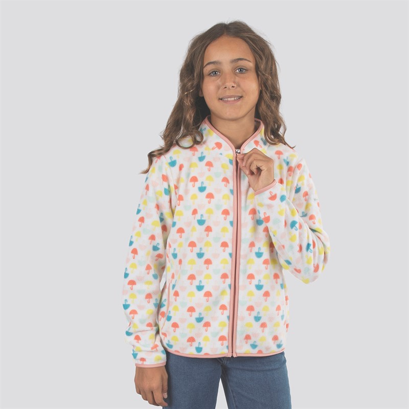 Trespass Mädchen Sibyella Regenschirm Durchgehender Reissverschluss Fleece Multi