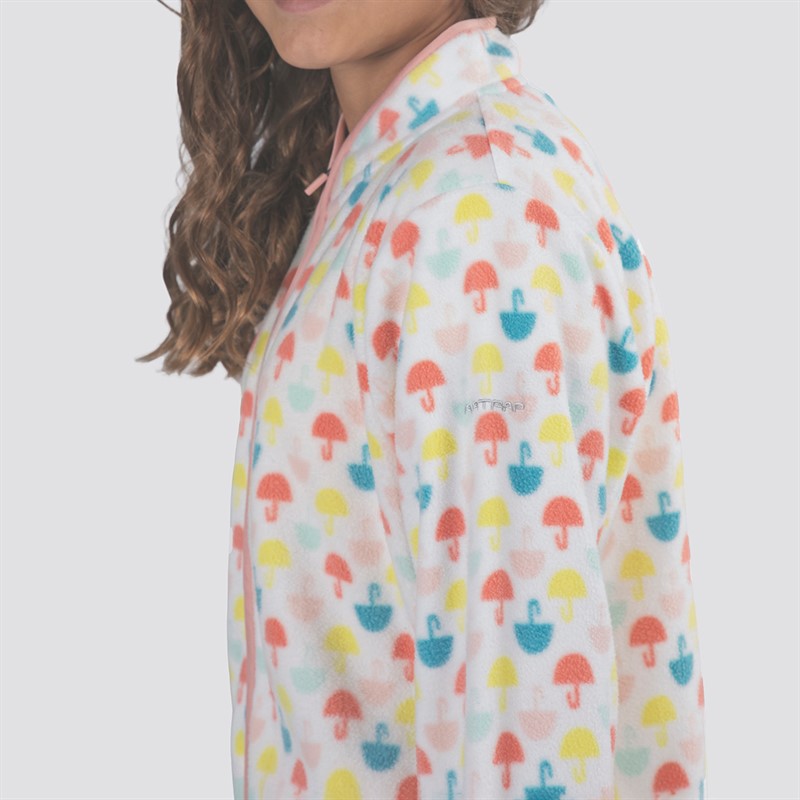 Trespass Mädchen Sibyella Regenschirm Durchgehender Reissverschluss Fleece Multi