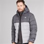 Trespass Mens Oskar Padded Hooded Jacket Carbon