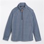 Trespass Womens Silvana Striped 1/2 Zip Fleece Cool Blue