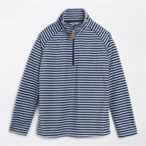 Trespass Womens Silvana Striped 1/2 Zip Fleece Cool Blue