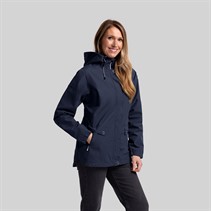 Trespass Womens Flourish Waterproof Hooded Jacket Navy