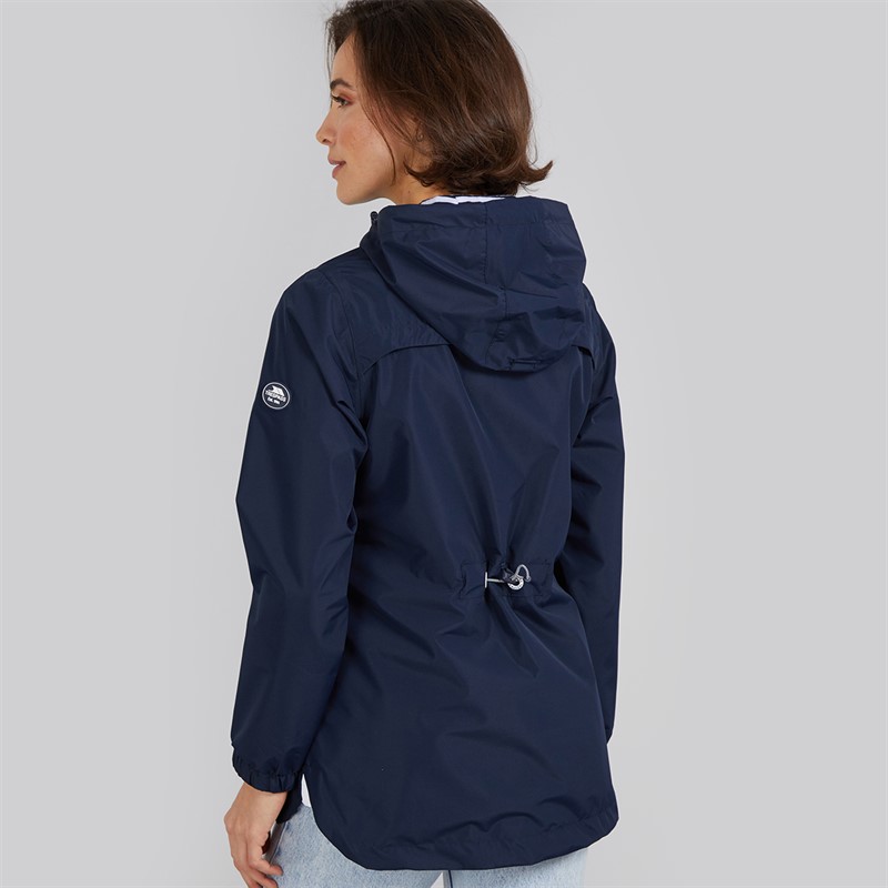 Trespass Womens Flourish Waterproof Hooded Jacket Navy