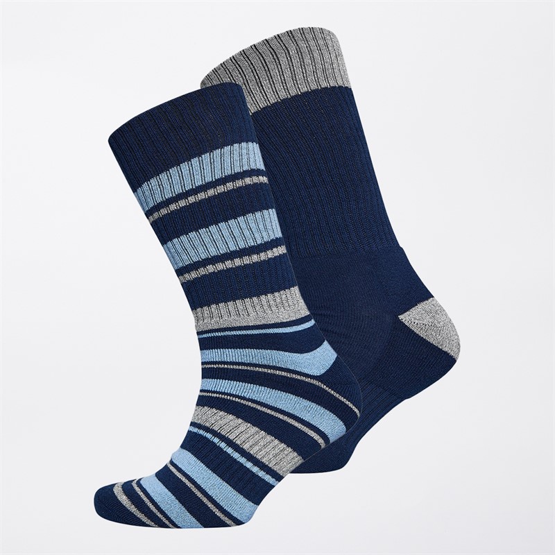 Trespass Austen Anti Blister Walking Socks Navy