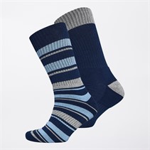 Trespass Austen Anti Blister Walking Socks Navy