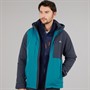 Trespass Mens Fala Waterproof Shell Jacket Bondi Blue