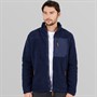 Trespass Mens Buck B Sherpa Fleece Jacket Navy