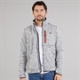 Trespass Mens Bingham Fleece Jacket Grey Marl