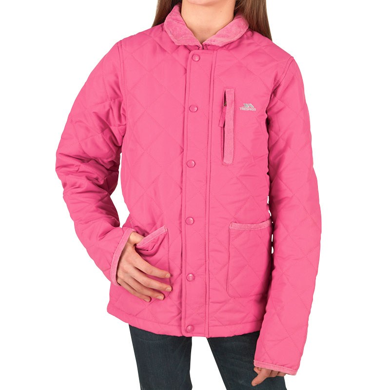 Buy Trespass Girls Dakota Quilted Jacket Bubblegum Pink