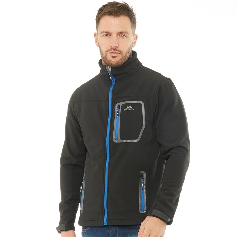 Amherst Homme bleu Noir Soft Azure Trespass Shell Veste RxUABBq