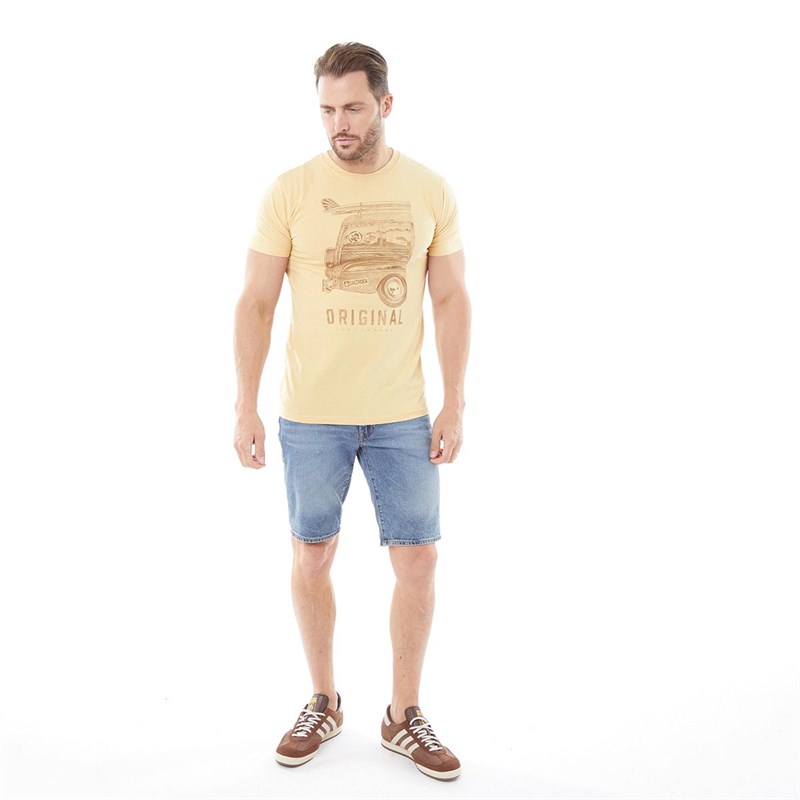 Saltrock Mens Original Woody T-Shirt Light Brown