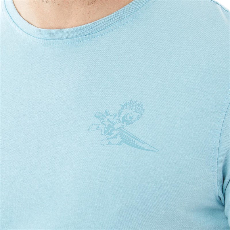 Saltrock Mens Runningman T-Shirt Blue
