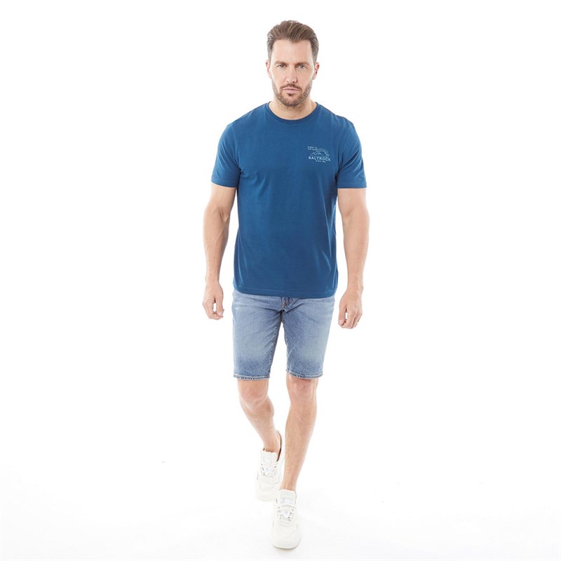 Saltrock Mens Escape T-Shirt Dark Blue