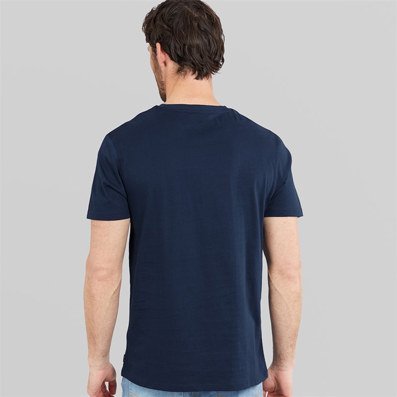 Saltrock Mens Spray Stripe T-Shirt Bluedres