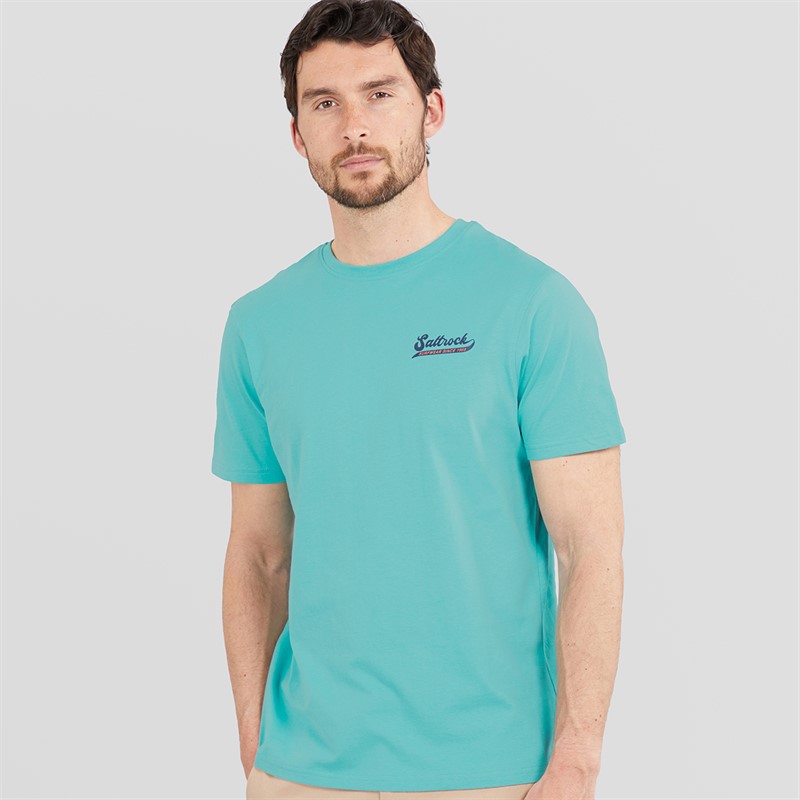 Saltrock Mens Home Run T-Shirt Teal