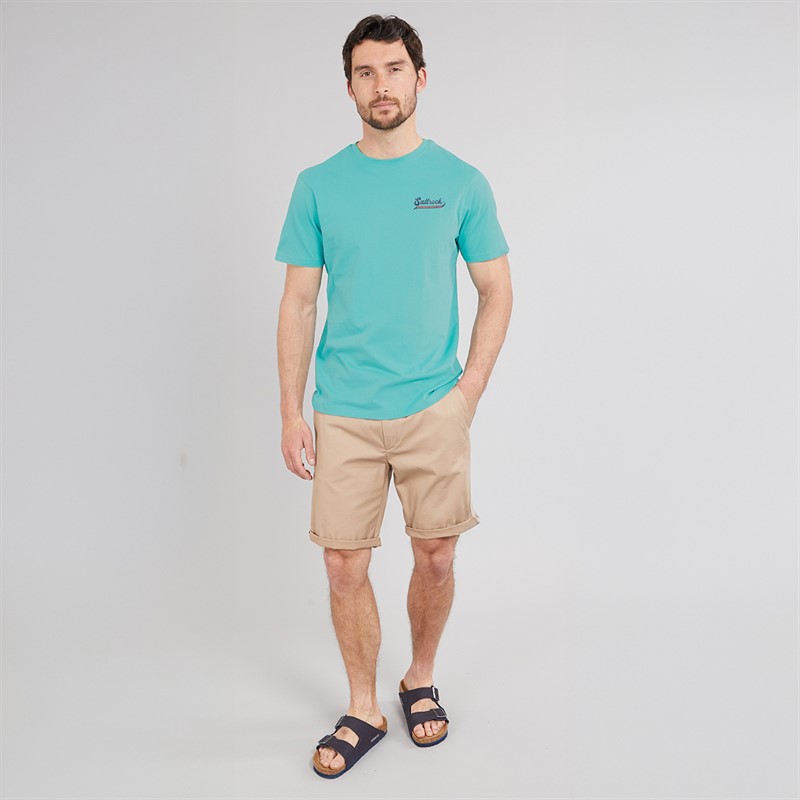 Saltrock Mens Home Run T-Shirt Teal