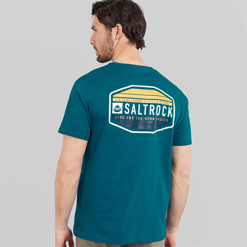 Saltrock Mens Deck T-Shirt Blue