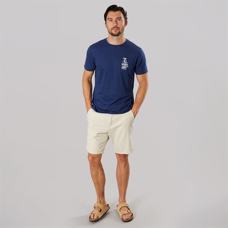 Saltrock Mens Lost Ships T-Shirt Navy