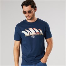 Saltrock Mens Morning View T-Shirt Blue Dress
