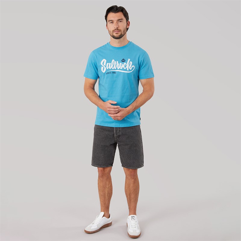 Saltrock Mens Speed T-Shirt Blue