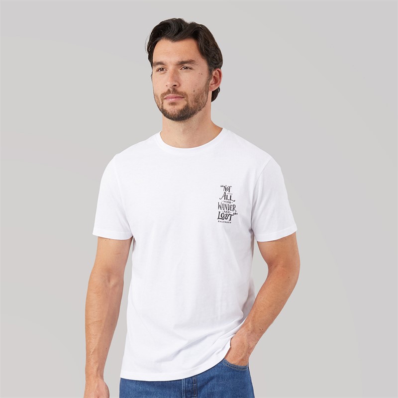 Saltrock Mens Lost Ships T-Shirt White