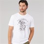 Saltrock Mens Lost At Sea Skull T-Shirt White