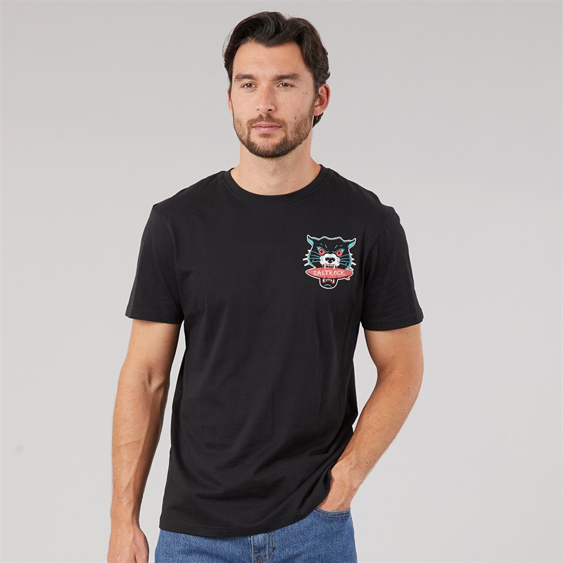 Saltrock Mens Purfect Wave T-Shirt Black