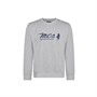MCS Heren Temple O-Neck Sweaters Gemeleerd Lichtgrijs
