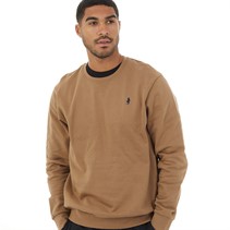 MCS Sweat-Shirt à col rond homme, couleur Loutre