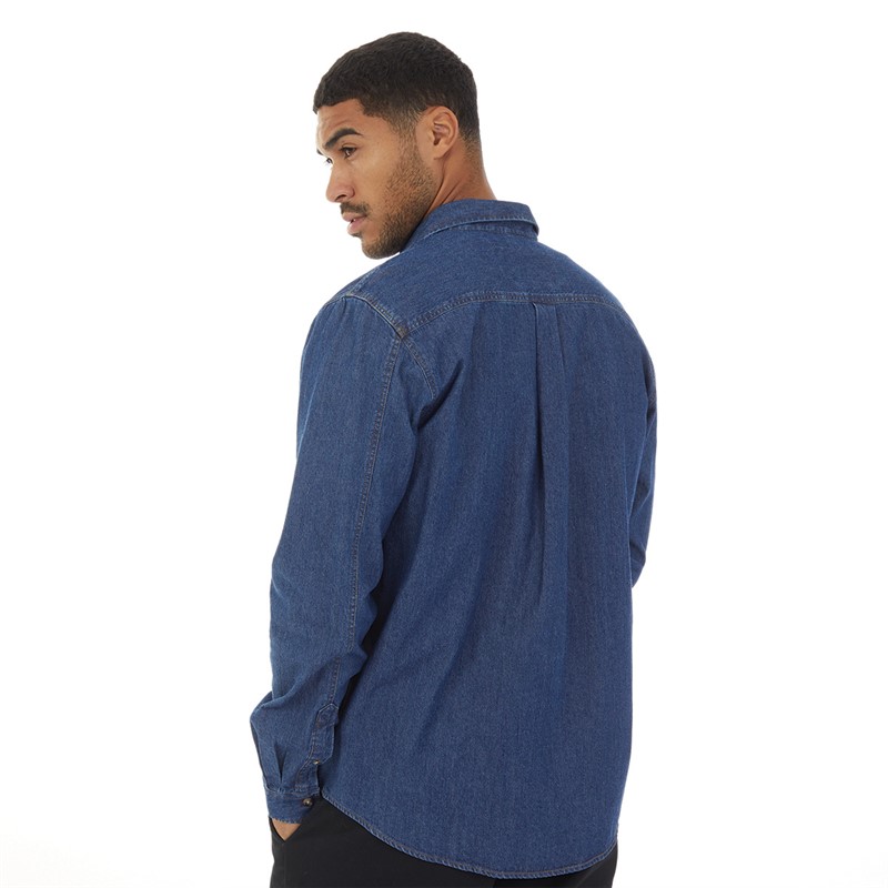 MCS Chemise boutonnée en denim homme