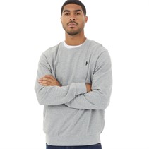 MCS Sweat-Shirt Gris Chiné à col rond homme