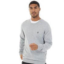 MCS Pullover Homme Col Rond Ellison Trico Gris Mélange