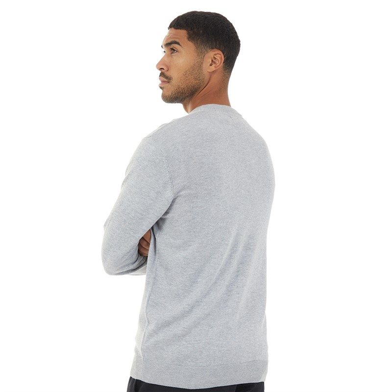 MCS Pullover Homme Col Rond Ellison Trico Gris Mélange