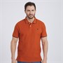 MCS Herren River Kurzarm Polohemden Orange