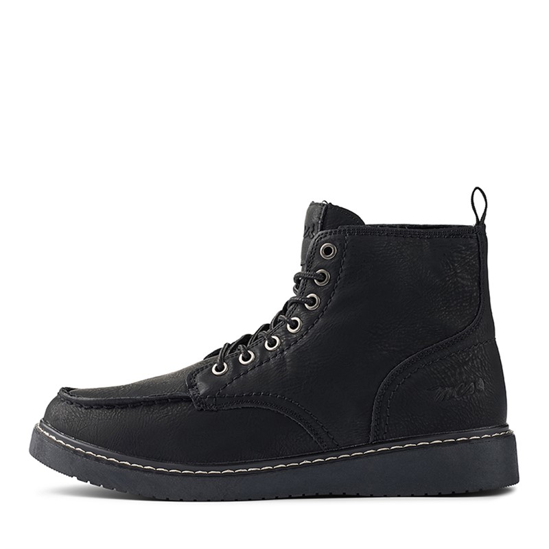 MCS Herren Stiefel Schwarz