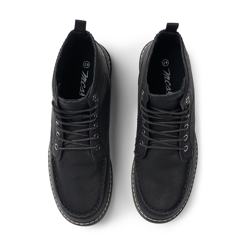 MCS Herren Stiefel Schwarz