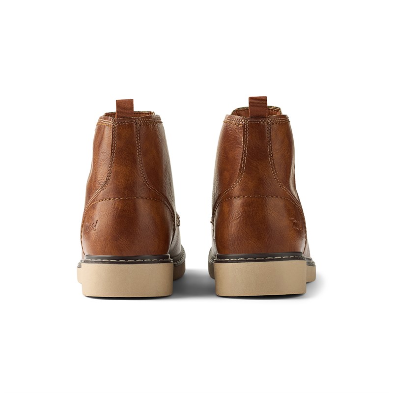 MCS Herren Stiefel Dunkel Camel